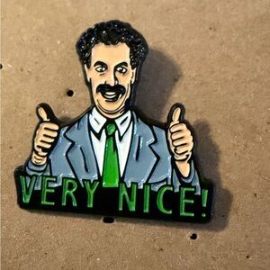 Borat Very Nice Enamel Pin
